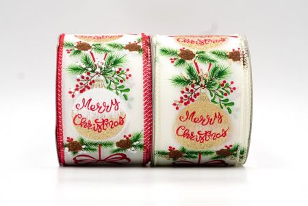 Christmas Holly Design Ribbon_KF8277.KF8278.KF8279.KF8280 (1)